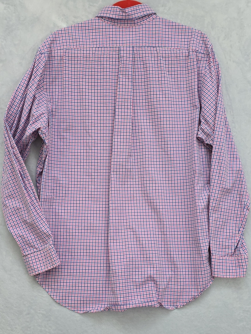 *Ralph Lauren Pink and Blue Check Button-Down Shirt Classic Fit XL - Picture 8 of 8